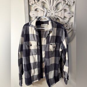 abercrombie plaid jacket size large